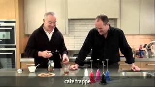 How to make a frappé coffee using an aerolatte milk frother [upl. by Haeluj525]