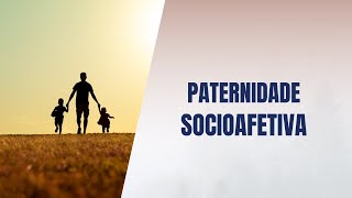 Paternidade socioafetiva [upl. by Ludwig766]