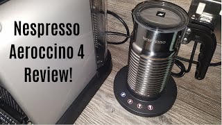 Nespresso Aeroccino 4 Milk Frother Review  Worth upgrading from the Aeroccino 3 [upl. by Lladnew85]