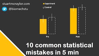 Ten Statistical Mistakes in 5 Min [upl. by Eddana]