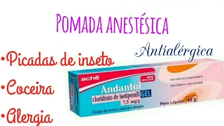 Resenha PomadaAndantol Gel [upl. by Leahcimdivad]