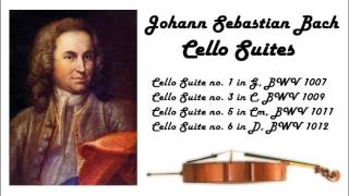 Johann Sebastian Bach  Cello suites in 432 Hz great for reading or studying [upl. by Analihp]