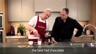 How to make a hot chocolate using an aerolatte milk frother [upl. by Pacheco]