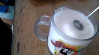 Aerolatte Review Frothing Cold Milk In Under 1 Minute [upl. by Fairleigh14]